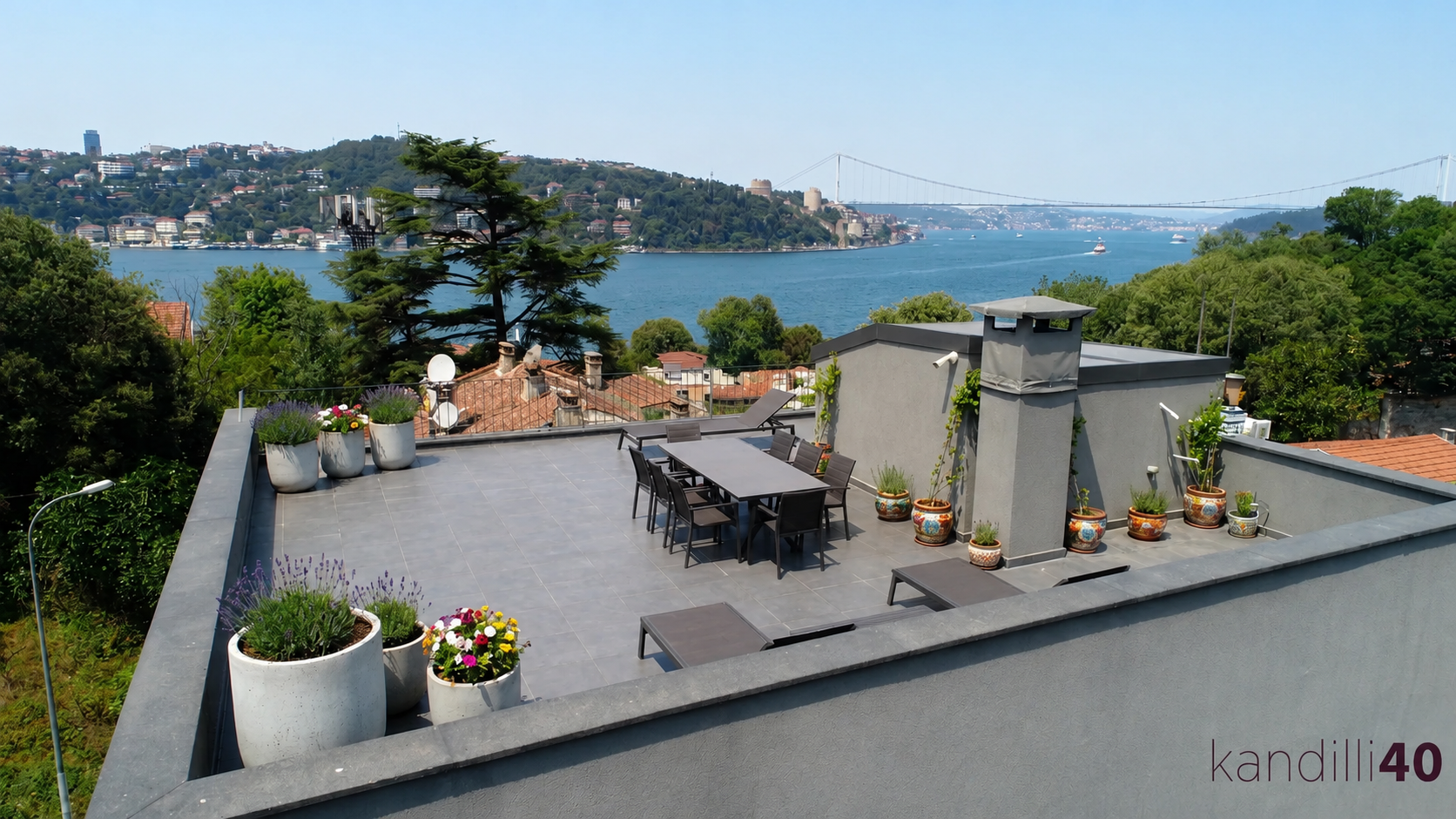 Kandilli 40 — Boğaz manzaralı teras